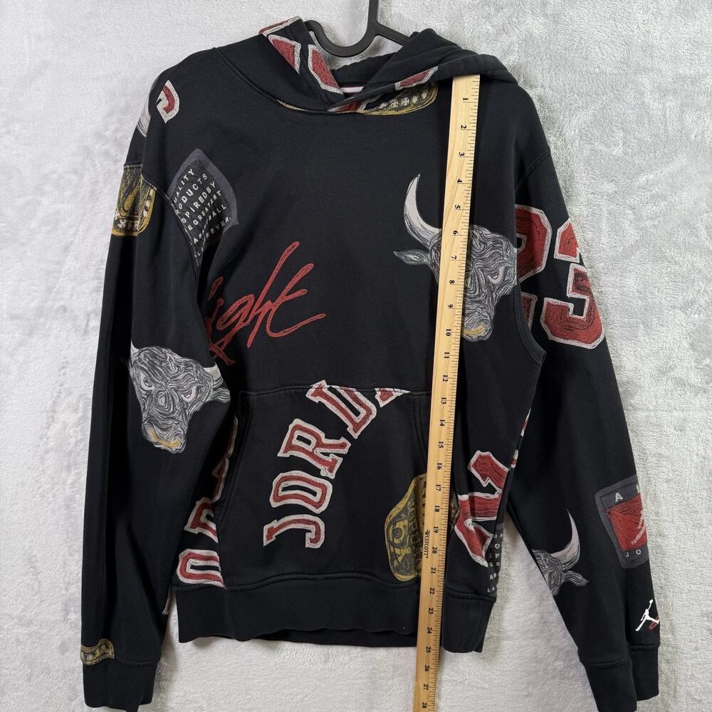 Air Jordan Wings of Flight Pullover Hoodie Women's XS Black Bull Streetwear Fall - Picture 4 of 12